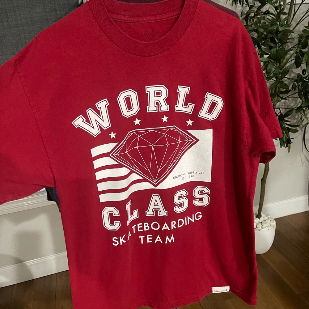 Red World Class Skateboarding Team T-Shirt